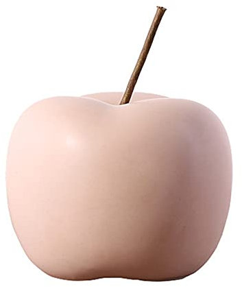 Lanko Stile moderno Casa Ceramica Mela Figure Arte Casa Decorazione Accessori Ornamenti Rosa