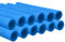 Baunsal® Schaumstoffrohre 12 x Ø 28/48 mm x 92 cm blau für Netzstangen des Trampolin Schaumstoffrohre Trampolin Stangenschutz Trampolin Schaumstoffrohre Schaumstoffrohr Trampolin Schaumstoff