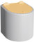 Folpus Papelera de Escritorio, Papelera para Gatos con Tapa, Papelera de encimera, contenedor de Basura para Mesa, Oficina, Sala de Estar, de la casa, Gris