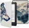 Custodia Per Kindle Paperwhite 10A Generazione / 10A Generazione 2018 - Custodia Sottile E Leggera Con Funzione Di Sospensione Automatica Compatibile, Montagna Del Ritratto Del Lupo