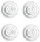 4pcs Silicone Membrane Breast Pump Replacement Parts for Spectra S2, S1, 9 Plus, Synergy Gold,for Spectra Pump Accessories, Diaphragm Compatible with Maymom, Pumpmom Backflow Protector