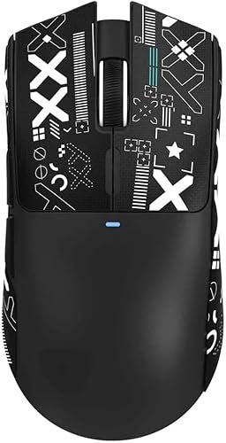 MAMBASNAKE X ATTACK SHARK X11SE Mouse da gioco wireless-Fino a 22000 DPI,sensore PixArt PAW3311,BT/2.4G/cablato,59g leggero con nastro adesivo,clic da 2000W,accelerazione 40G,per Win/Mac-Nero