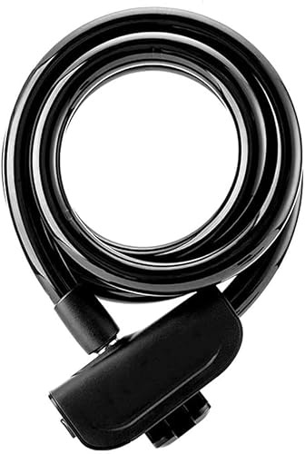 Fingerabdruck-Fahrradschlosskabel, schlüsselloses, robustes, diebstahlsicheres Kettenschloss, wasserdichtes, intelligentes, digitales Edelstahlkabel-Fahrradschloss, Fahrradschlösser (Schwarz, 120 cm)