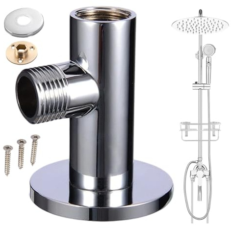 Wandanschlussstück für Handbrause, Anschluss für Brauseschlauch, Wandanschluss, auslaufsicher, für Zuhause, Bad, Hotel