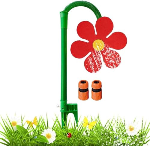 | Rasenbewässerung Tanzende Blume Sprenger | 360° Drehendes Wasserspielzeug Gartendekor Für Garten Kinder Hunde Spiel