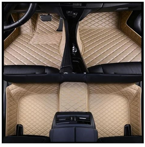 Autofussmatten rutschfeste, maßgefertigte Autofußmatten Für Hyundai Für Tucson Für IX35 2004 2005 2006 2007 2008 Auto Fussmatten(Beige)