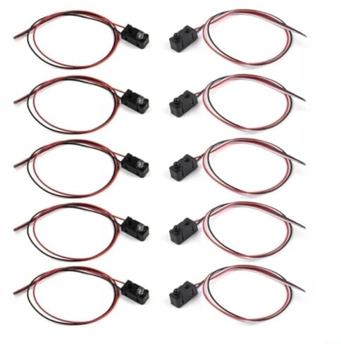 TONIXY 5 Pcs Infrared Break Beam Sensor Module DC 3-5V NPN NO Output For Arduino Robotics Motion Detection Counter And Measurement