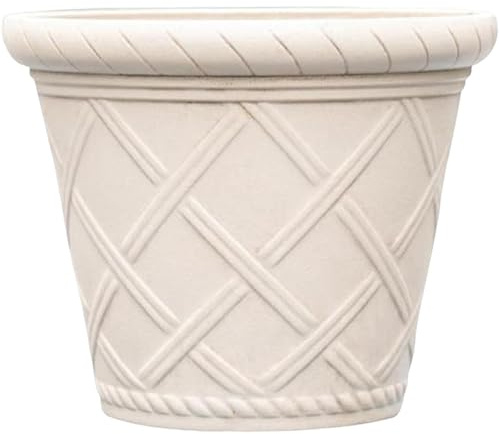 Faroby 9 vasi per piante vintage in plastica con fori di drenaggio, resistenti alle intemperie per giardini interni ed esterni