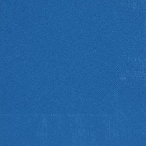 Unique Party - 31472 - Paquet de 50 Serviettes en Papier - 16,5 cm - Bleu Roi