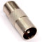 F Type Female Screw-on Plug to Coaxial TV RF Aerial Plug Male Adapter Connectors (2 Pack)