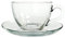 Pasabahce Basic Service à Thé avec Assiettes, Verre, Transparent, 12 Pièces