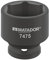 MATADOR Kraft-Steckschlüsseleinsatz, 12,5(1/2): 24 mm, 7475 0240