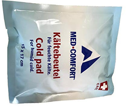 med-comfort® 4 Stück Kälte Sofort 15 x 17 cm Kompressen Kühlkompresse Sportkompresse Kaltkompresse Eiskompresse Kühlkompresse
