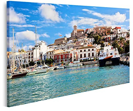islandburner Bild auf Leinwand Ibiza Alte Stadt Eivissa Spanien Balearen Bilder Wandbilder Poster