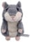 Qwifyu Talking Hamster, Interactive Stuffed Plush Animal Talking Toy Cute Sound Effects with Repeats Your Said Voice, Best Buddy for Kids Gift Age 3+ (Gray)