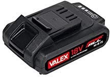 1060155 M-B15 VALEX BATTERIA LITIO RICARICABILE 18V 1.5AH TRAPANO SEGA MULTIUTENSILE TAGLIABORDI SOFFIATORE TAGLIASIEPI SMERIGLIATRICE TAGLIABORDI LAMPADA PIATTAFORMA MULTIONE