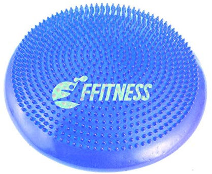 FSYBB71B Balance Pad - Cuscino Propriocettivo gonfiabile per fisioterapia e riabilitazione | Home fitness, Yoga, Pilates | Migliora equilibrio, stabilità e concentrazione in adulti e bambini (Blu)