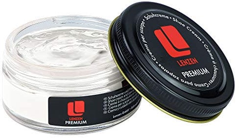 Lenzen Shoe Polish I Leather Cream for Smooth and Grained Leather (Neutral)