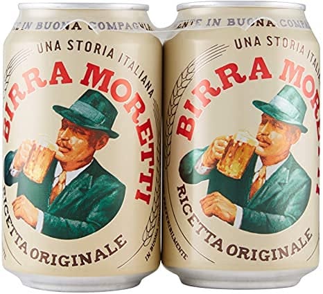 24x Birra Moretti ricetta originale 100% Italienisches Bier 33 cl 4.6% Vol