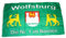 Fahne Flagge Wolfsburg Fan Nr. 1 im Norden 90 x 150 cm