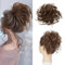 Hair Extension Haarverlängerung Haarteil Haargummi Hochsteckfrisuren Brautfrisuren VOLUMINÖS Gewellter Unordentlicher Dutt Pferdeschwanz Aschbraun