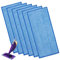 6PCS Lingettes Reutilisable pour Swiffer WetJet Wood, Lingette Recharges Bleu pour Swiffer Parquet WetJet Balai Spray