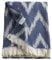 TOM TAILOR Unisex Home Gemusterte Tagesdecke azurblue,140/180,I619,6000