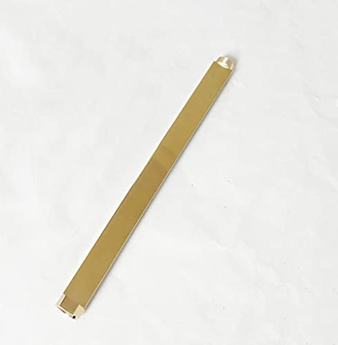 VVW&LIU Tubo de Ducha Cuadrado de latón para baño, Tubo de extensión, Barra de Tubo de extensión de 30 cm, Barra Deslizante de Tubo para Aumentar, Tubo de Ducha, Tubo Alargado, Dorado