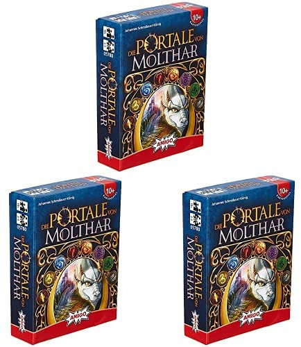 AMIGO 05780 - Die Portale von Molthar, Kartenspiel, 3er Pack