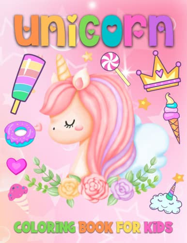 Unicorn Coloring Book For Kids: 100 Unicorn Design Pages To Color