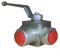 3-Wege-Hydraulik-Kugelhahn Hydraulische 3-Wege-Innengewinde Hochdruck-Kugelhahn-M14* 1.5toM27* 2-500 Bar MWP-M18**1.5-DN10