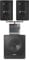 VONYX SMWBA15 Active PA System for Singers with 15 Bi-Amplified Subwoofer, Dual 10 Passive Speakers, 6-Channel DSP Mixer, Bluetooth & Twin Crossbar Stands for Live Performance