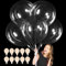 Durchsichtige Luftballons XXL,10 Stück Riesen Transparent Latex Ballon,36 Zoll Durchsichtig Helium Partyballon Dekorationen für Geburtstag Babyparties Hochzeit Valentinstag Graduierung Kommunion