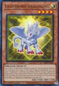 YU-GI-OH! Lightsworn Dragonling - Ultra Rare - 1st Edition - Yu-Gi-Oh! Trading Card Game Single - Card - Trading Card - 1 Piece