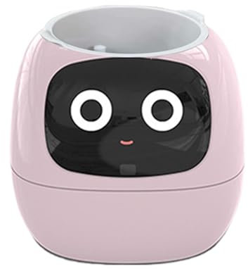 Nubamzy Smart Plant Pot - Intelligent Flower Pot,Adorable Plant Companion with Rich Gesture Interaction, Plant Robot, Make Raising Plants Easy and Fun