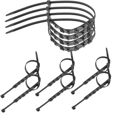 BUGUUYO 12stücke Reifen Anti-rutsch-ketten Für Winter Schneeketten Für Motorräder Und Fahrräder Ketten Für Reifen Bei Schnee Und Eis Schneeketten Zur Fahrradbefestigung Aus Robusten Materi