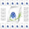 12 bolsas de aspiradora compatibles con Miele Classic C1, Complete C2 C3, S2000 S5000 S8000 Hyclean 3d Efficiency GN bolsas con 8 microfiltros