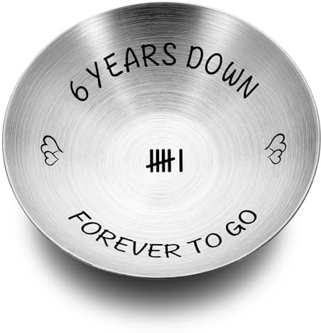 6 Year Anniversary Iron Gifts for Her Him 6th Anniversary Wedding Iron Gifts for Wife Husband 6th Anniversary for Boyfriend Girlfriend Iron 6 Year Anniversary for Women Men Couples Christmas