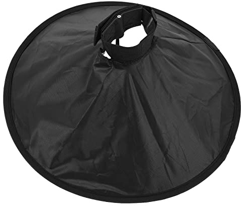 SHINEOFI Portable Black Flash Diffuser with Cloth Material and Light Diffusing Feature for Photographers, for Video and Travel Use