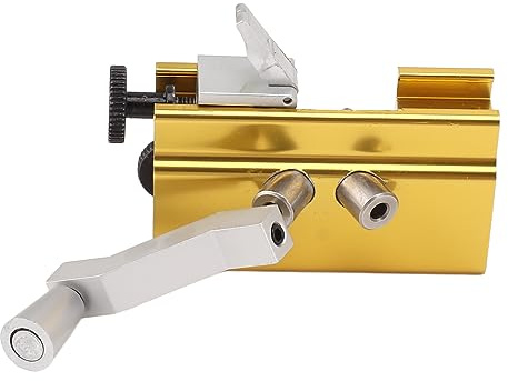 Chiyyak Ajusteur Portable de la Tronçonneuse, Pince à Tronçonneuse à Manivelle à Main, Périphérique D'aiguise, Ensemble de Bits, Robuste, Facile à Utiliser pour Les