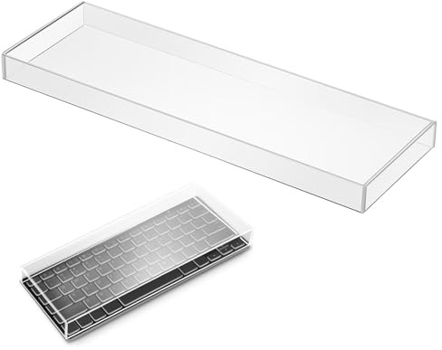 MUCKLILY Acryl Tastaturabdeckung Transparent Staubschutz Tastatur Schutzabdeckung Passgenau Für Laptop Tastatur Schutz Keyboard Shield Cover