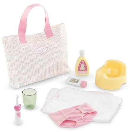 Corolle - Coffret Accessoires À Langer Tulipes, Accessoire Poupon 36cm | dès 2 ans, 9000142180
