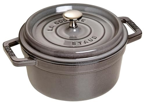 STAUB 40509-307-0 Cocotte Round 22cm Graphite grey
