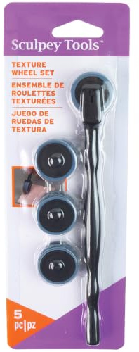 Polyform Sculpey Texture Wheel,Black
