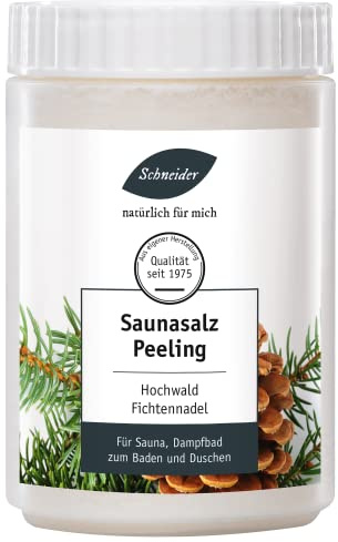 Saunabedarf Schneider - Saunasalz watteweich, Salinensalz Hochwald, für Sauna, Dampfbad, Infrarotkabine, Dusche 1000g