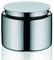 Kela 22843 Wattedose Faber aus Edelstahl in Silber, Edelstahl, 11,5 x 11,5 x 9 cm