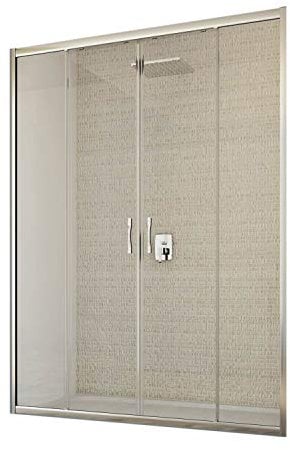 Porte paroi douche 150 CM H198 mod. Young 2 Portes Transparent