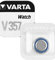 Knopfzelle SR44 (V357); SR 44 W/V 357 / V 76 PX(4075) Varta1BL