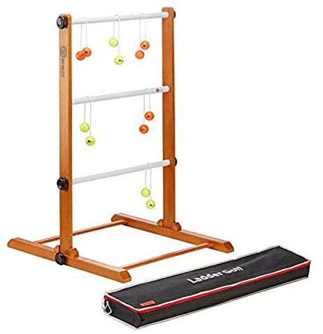 Profi Leitergolf, Laddergolf von Ubergames Qualität Spiele - In Luxus TrageTasche - hartholz, harte golf Bolas - Echte Golfballe mit Tau - Model 2021 Komplett