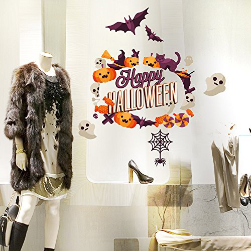 kina UVH0004 Halloweenglas auf transparentem PVC - Deko für Halloween